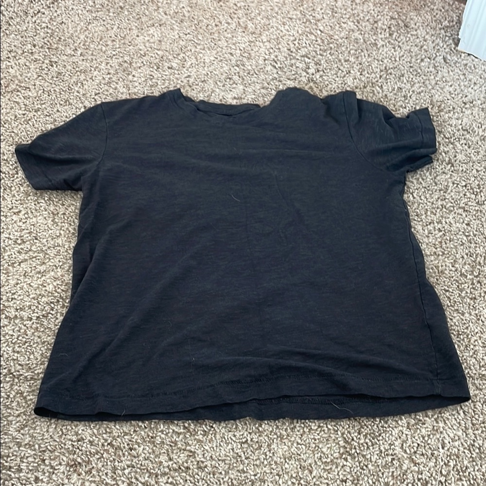Laura Ashley Black Short Sleeve Tee